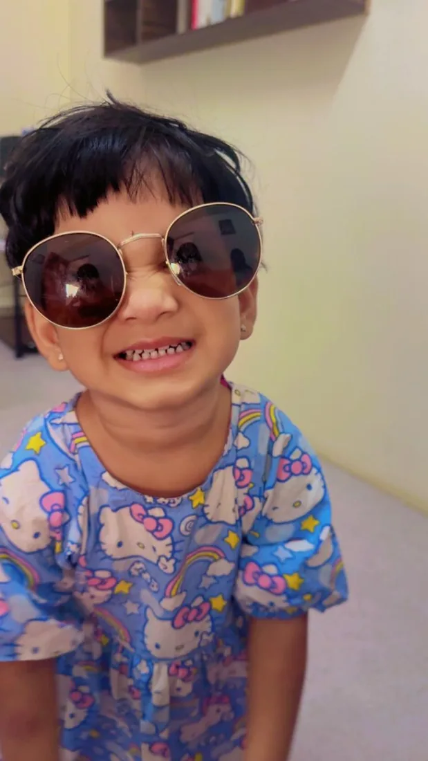 A joyful child enjoying a happy day at Amyra